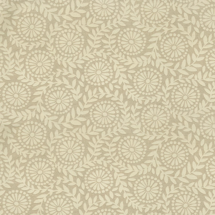Flock Botanical Ivory 411641 by PKL Studio Fabric Base 80% Cotton 20% Linen, Flock 100% Acrylic China 51000 Horizontal: 27 and Vertical: 13.5 54 - Fabric Carolina -
