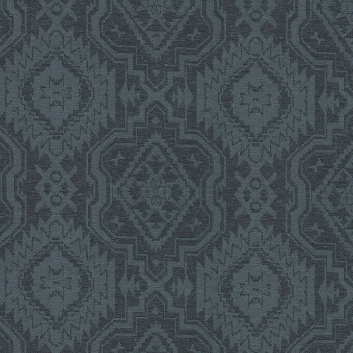 Taos Blanket Indigo 411651 by PKL Studio Fabric 63% Polyester, 37% Cotton India 51000 Horizontal: 13.5 and Vertical: 13 54 - Fabric Carolina -