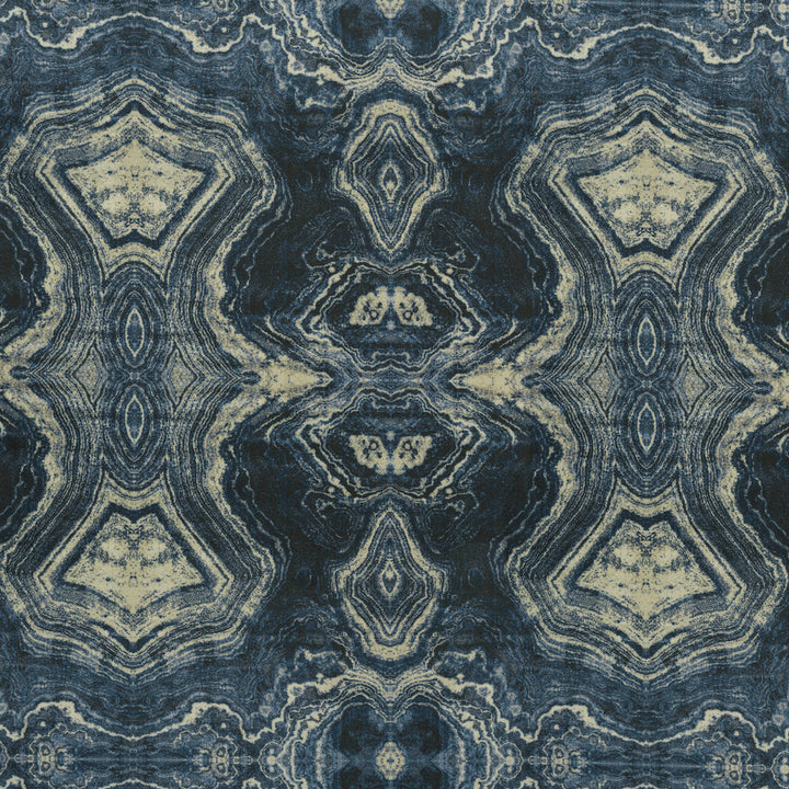 Mineral Springs Indigo 411660 by PKL Studio Fabric 100% Polyester India 50000 Horizontal: 13.5 and Vertical: 19.5 57 - Fabric Carolina -