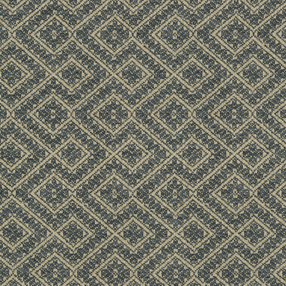 Eastwood Indigo 411700 by PKL Studio Fabric 77% Polyester. 21% Viscose, 2% Linen India 51000 Horizontal: 2.6 and Vertical: 3.6 54 - Fabric Carolina -
