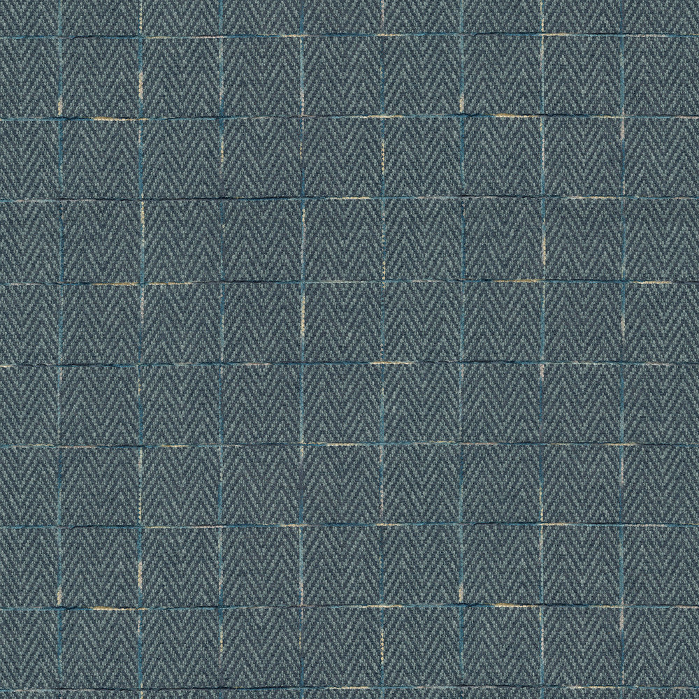Malay Tweed Indigo 411770 by PKL Studio Fabric 82% Polyester, 18% Cotton, Backed India 51000 Horizontal: 13.6 and Vertical: 16.1 54 - Fabric Carolina -