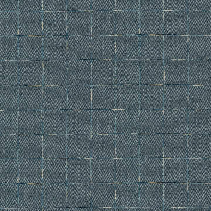 Malay Tweed Indigo 411770 by PKL Studio Fabric 82% Polyester, 18% Cotton, Backed India 51000 Horizontal: 13.6 and Vertical: 16.1 54 - Fabric Carolina -