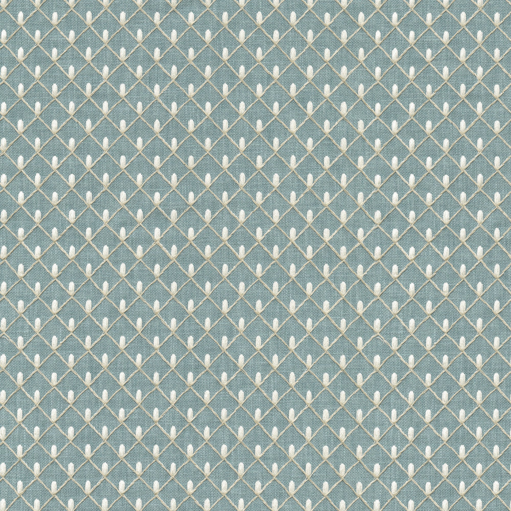 Picot Emb Chambray 411841 by PKL Studio Fabric Base 50% Polyester, 50% Cotton Emb 100% Rayon India 51000 Horizontal: 1 and Vertical: 1 55 - Fabric Carolina -