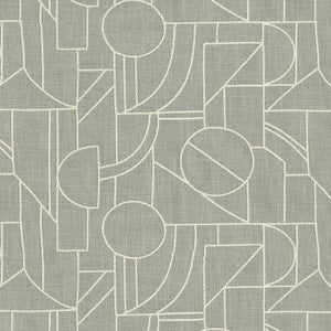 Building Blocks Emb Smoke 411881 By PKL Studio Fabric