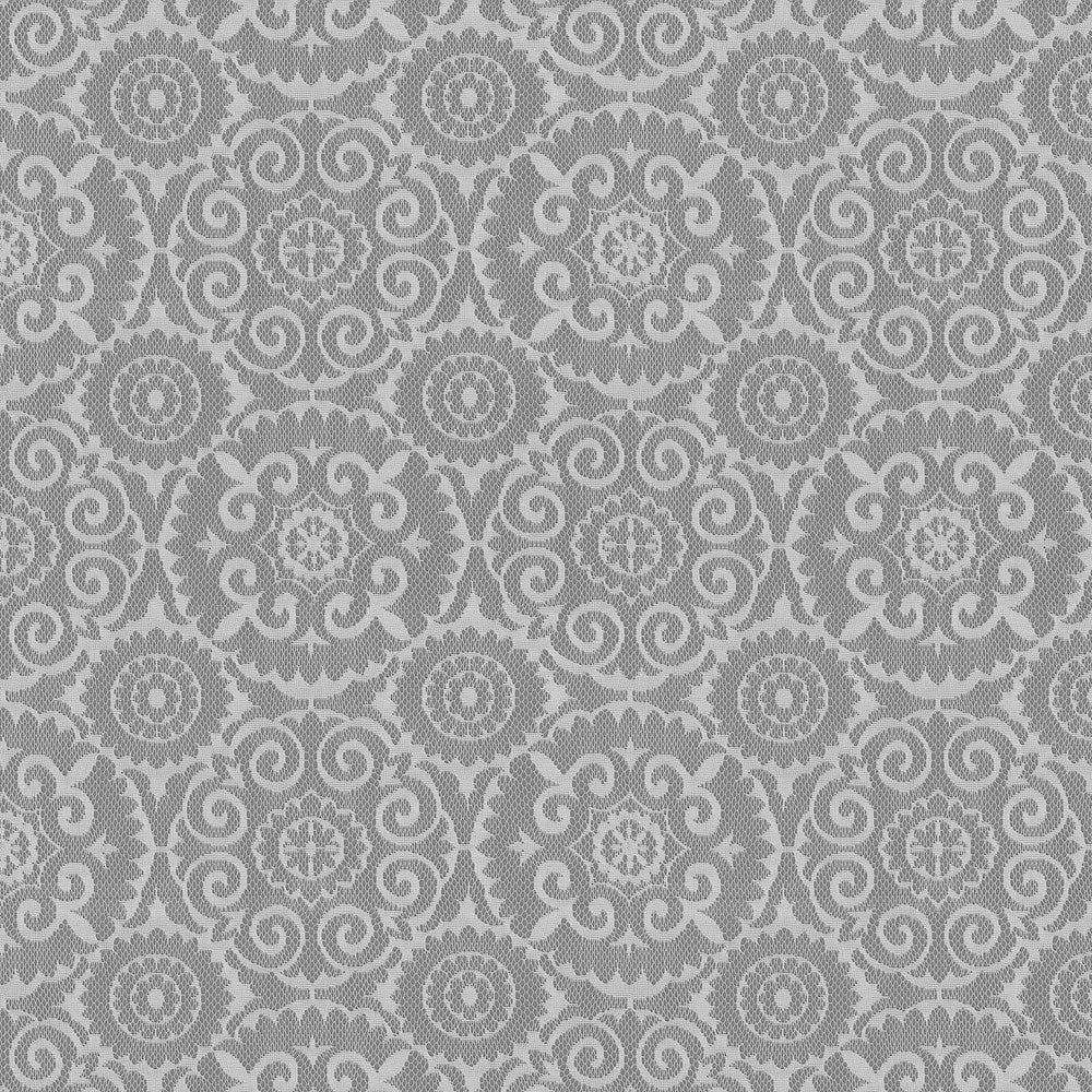Suzani Lace White 411930 by PKL Studio Fabric 100% Polyester Turkey n/a Horizontal: 13.75 and Vertical: 13 55 - Fabric Carolina -