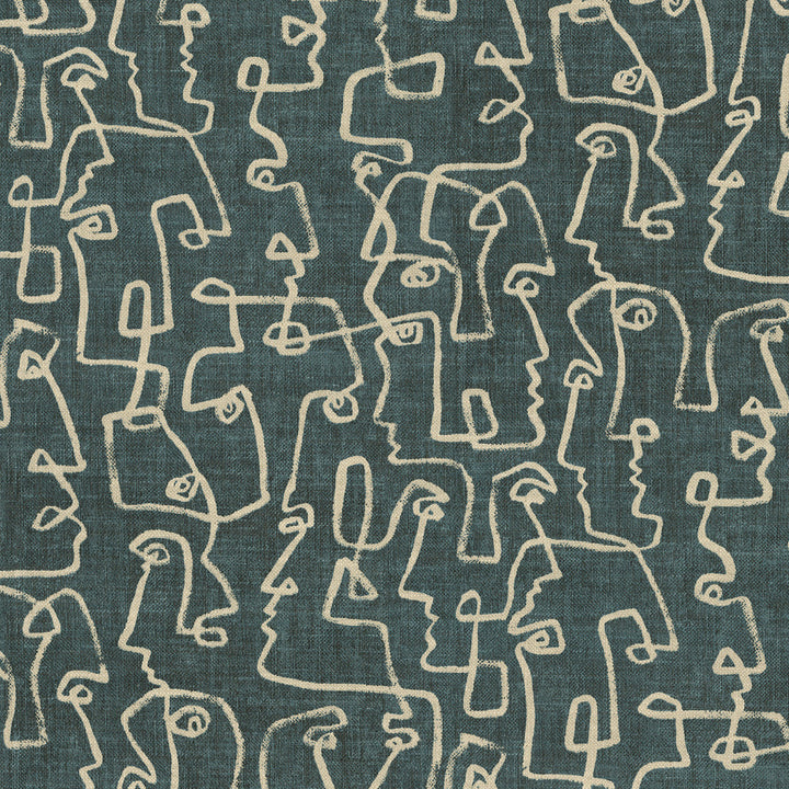 Gestures Cypress 411950 by PKL Studio Fabric 75% Coton, 25% Linen India 27000 Horizontal: 13.5 and Vertical: 25.25 54 - Fabric Carolina -