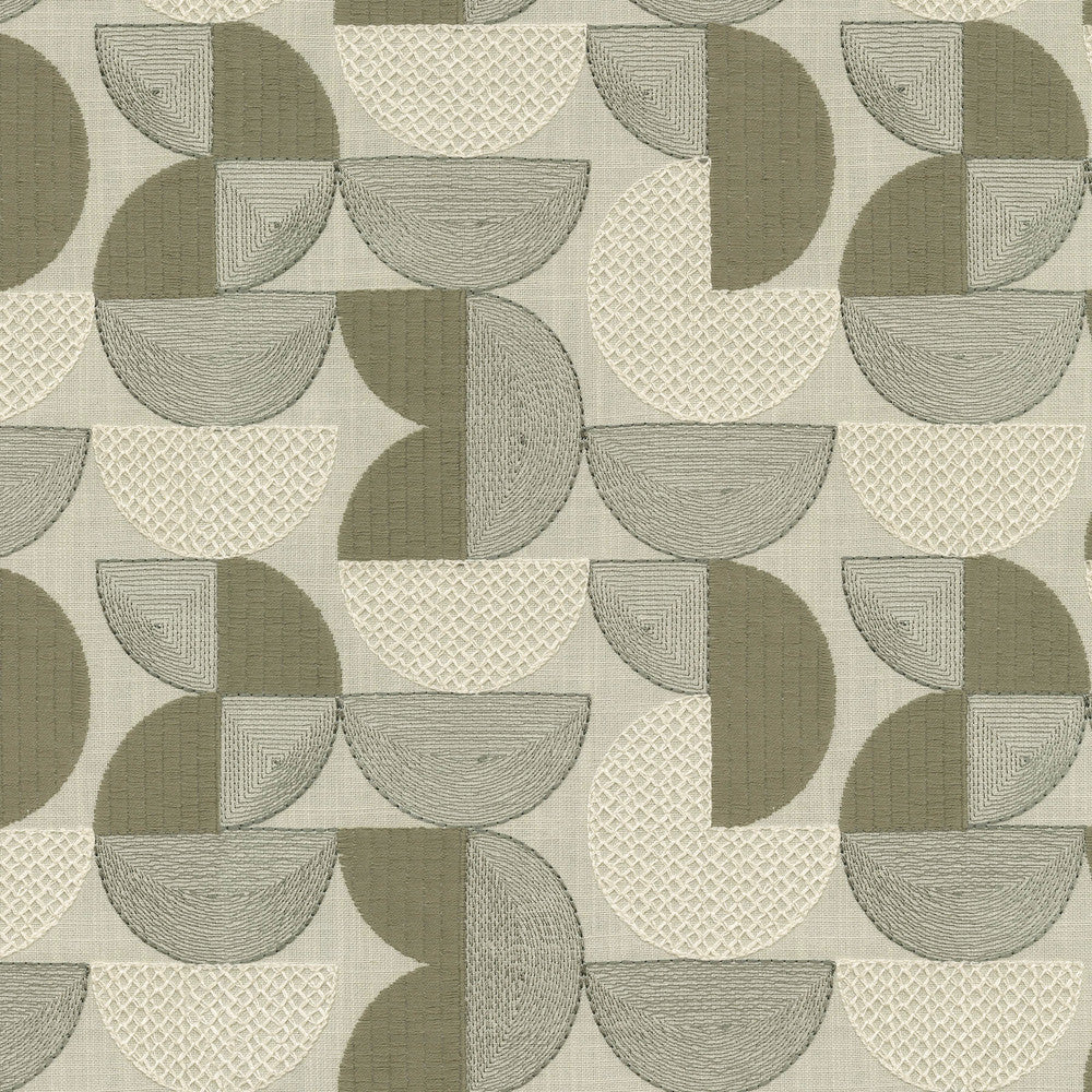 Sector Emb Shale 411962 by PKL Studio Fabric Base 52% Cotton, 48% Polyester Emb 64% Cotton, 36% Rayon India 6000 Horizontal: 9 and Vertical: 6.1 54 - Fabric Carolina -