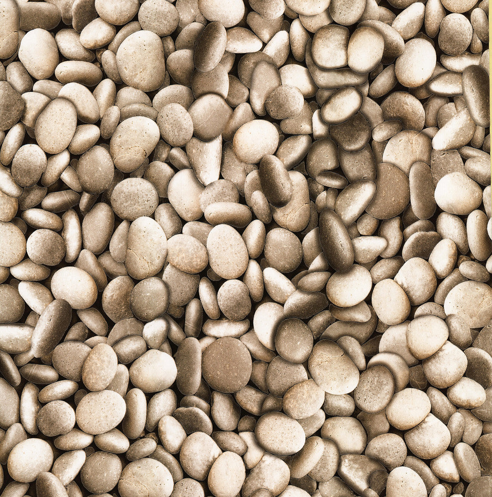 Sante Taupe Pebbles Wallpaper by Brewster Textures, Techniques & Finishes Covers about 56.4 square feet 20.5-in by 33-ft long roll Prepasted 21 - Fabric Carolina -