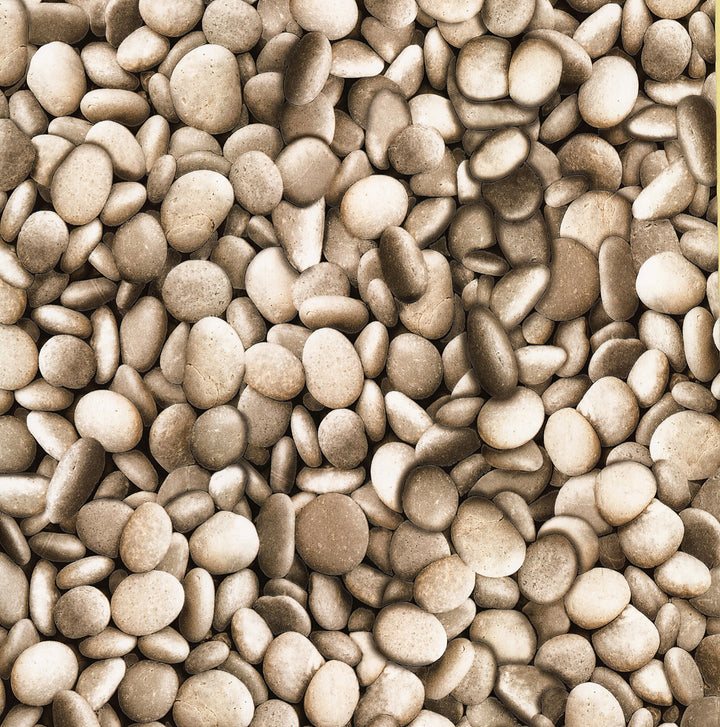 Sante Taupe Pebbles Wallpaper by Brewster Textures, Techniques & Finishes Covers about 56.4 square feet 20.5-in by 33-ft long roll Prepasted 21 - Fabric Carolina -