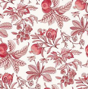Cecilia Red Fruit Wallpaper by A-Street Prints