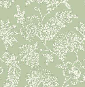 Maeve Sage Jacobean Trail Wallpaper by A-Street Prints