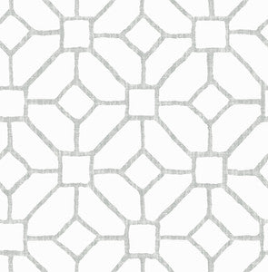 Addis Grey Trellis Wallpaper by A-Street Prints
