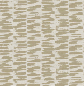 Myrtle Gold Abstract Stripe Wallpaper by A-Street Prints