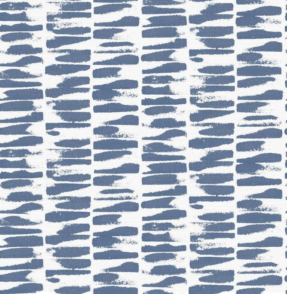 Myrtle Indigo Abstract Stripe Wallpaper by A-Street Prints Middleton Covers about 56.4 square feet 20.5-in by 33-ft long roll Unpasted 10.4 - Fabric Carolina -