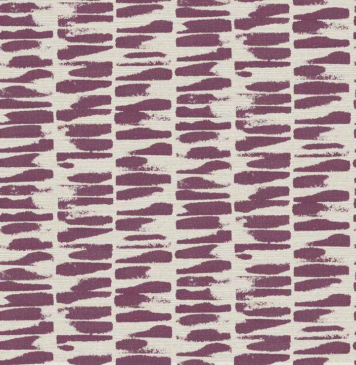 Myrtle Purple Abstract Stripe Wallpaper by A-Street Prints Middleton Covers about 56.4 square feet 20.5-in by 33-ft long roll Unpasted 10.4 - Fabric Carolina -