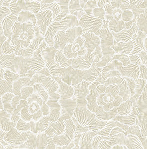 Periwinkle Stone Textured Floral Wallpaper by A-Street Prints