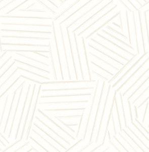 Helene Pearl Geometric Lines Wallpaper by A-Street Prints
