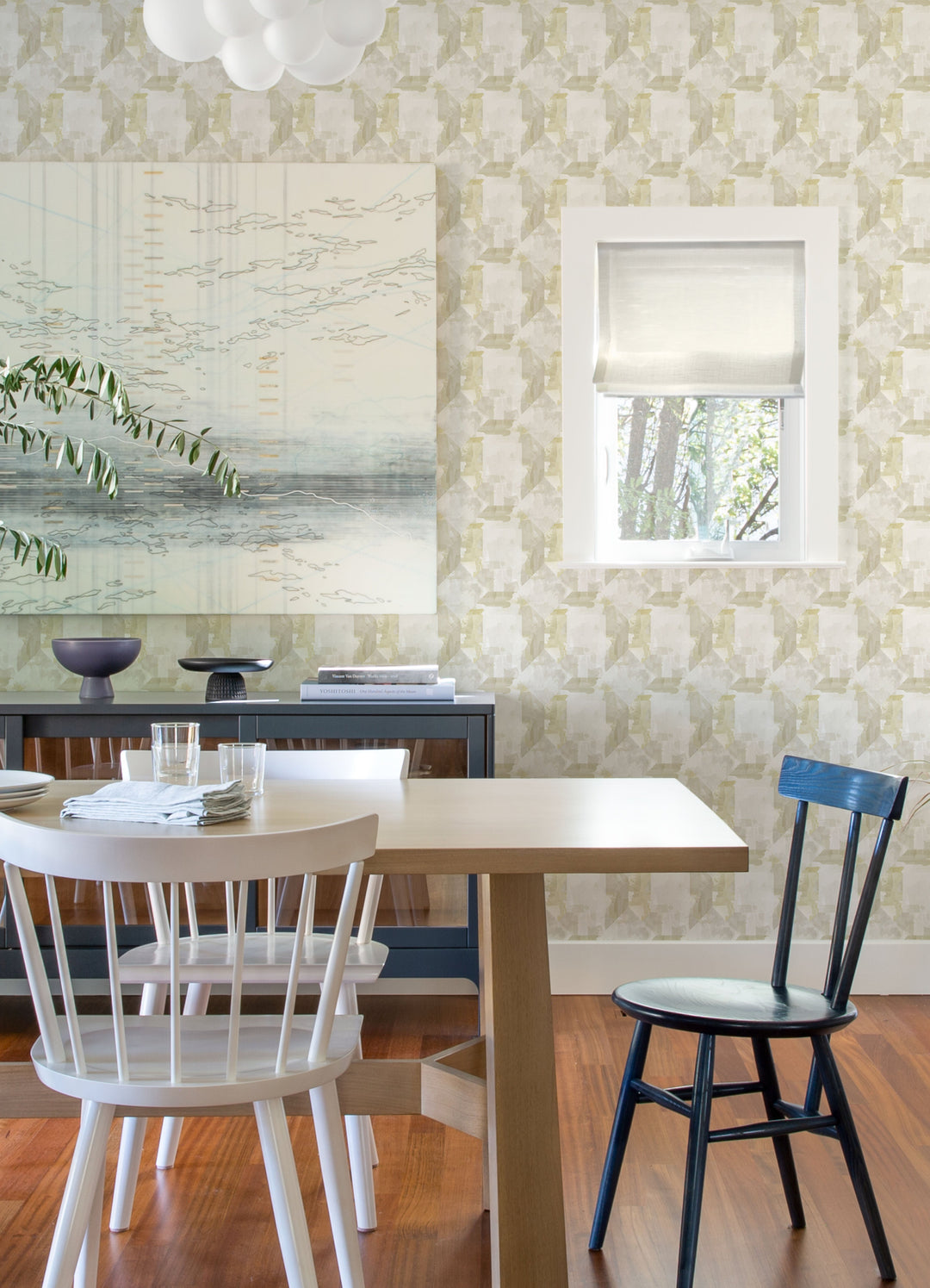 Perrin Olive Gem Geometric Wallpaper by A-Street Prints Designer