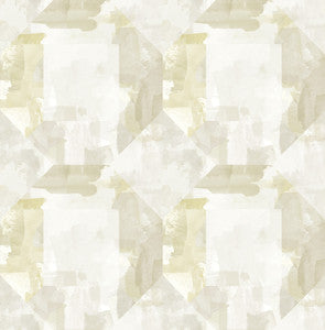 Perrin Olive Gem Geometric Wallpaper by A-Street Prints