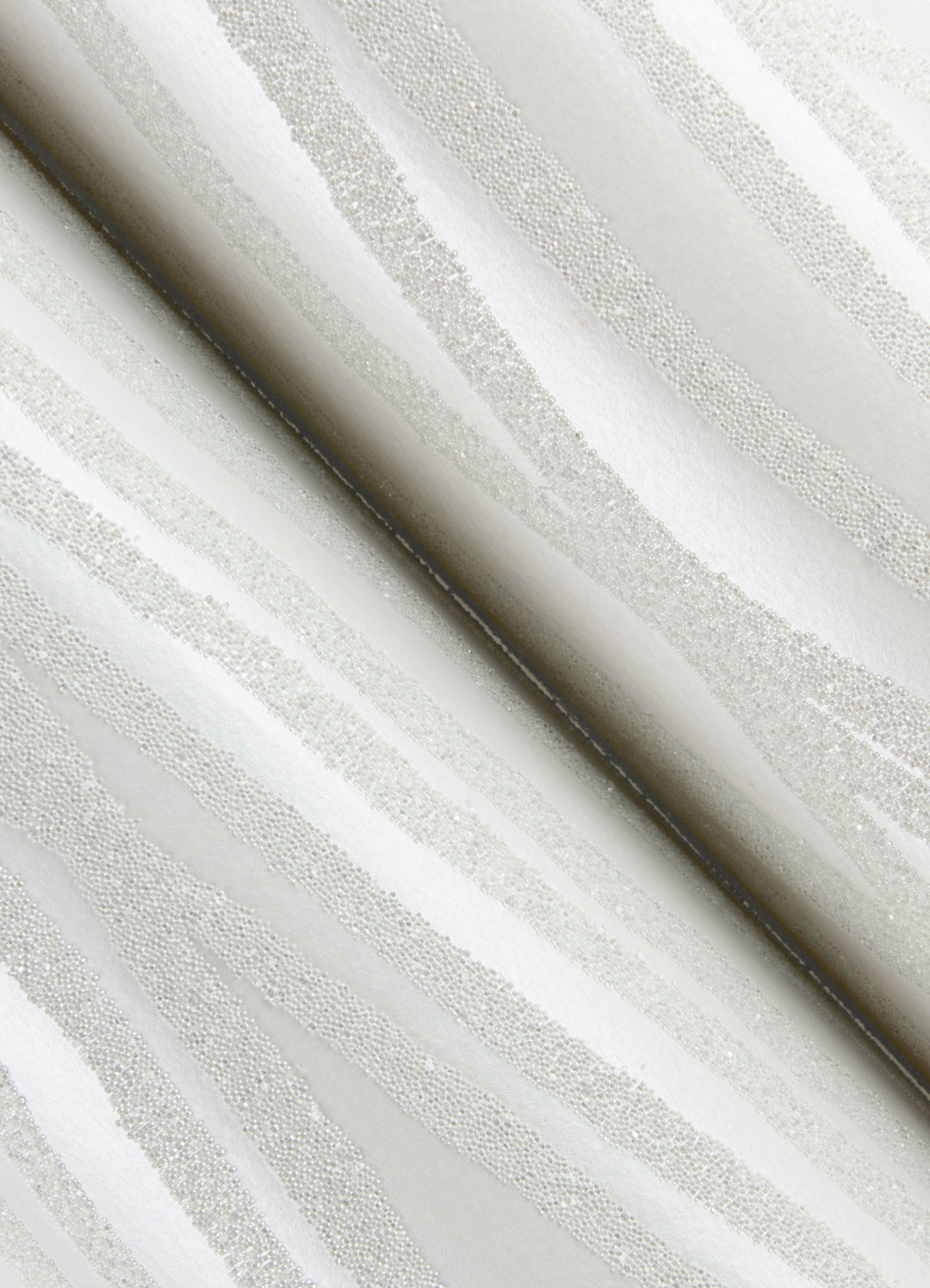 Galyn White Pearlescent Wave Wallpaper by A-Street Prints Designer