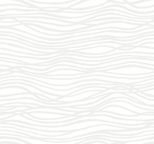 Galyn White Pearlescent Wave Wallpaper by A-Street Prints