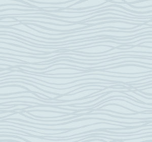 Galyn Sky Blue Pearlescent Wave Wallpaper by A-Street Prints