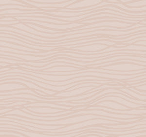 Galyn Rose Gold Pearlescent Wave Wallpaper by A-Street Prints