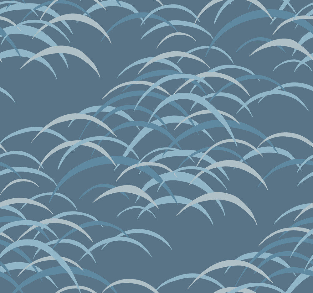 Kasia Dark Blue Abstract Wallpaper by A-Street Prints Mylos Covers about 60.8 square feet 27-in by 27-ft long roll Unpasted 25.25 - Fabric Carolina -