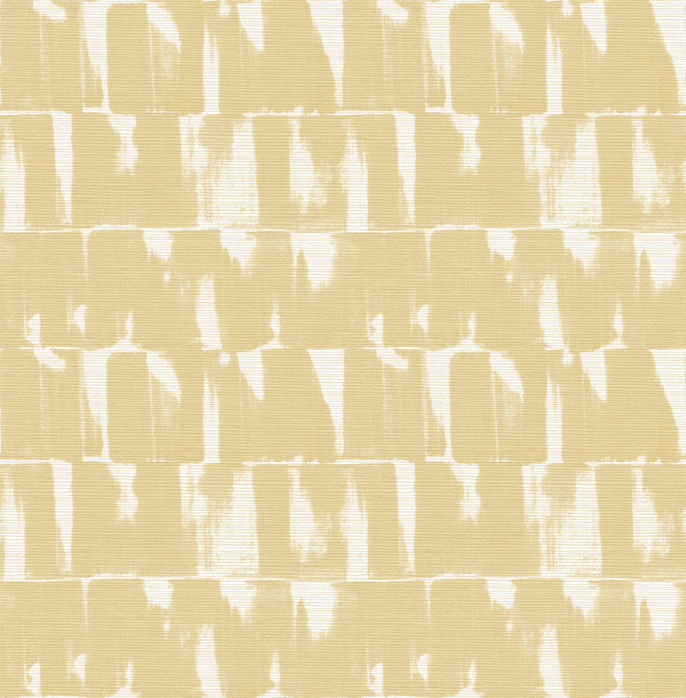 Bancroft Gold Artistic Stripe Wallpaper by A-Street Prints Terrace Covers about 56.4 square feet 20.5-in by 33-ft long roll Unpasted 10.4 - Fabric Carolina -