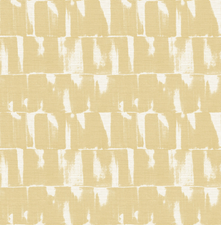 Bancroft Gold Artistic Stripe Wallpaper by A-Street Prints Terrace Covers about 56.4 square feet 20.5-in by 33-ft long roll Unpasted 10.4 - Fabric Carolina -