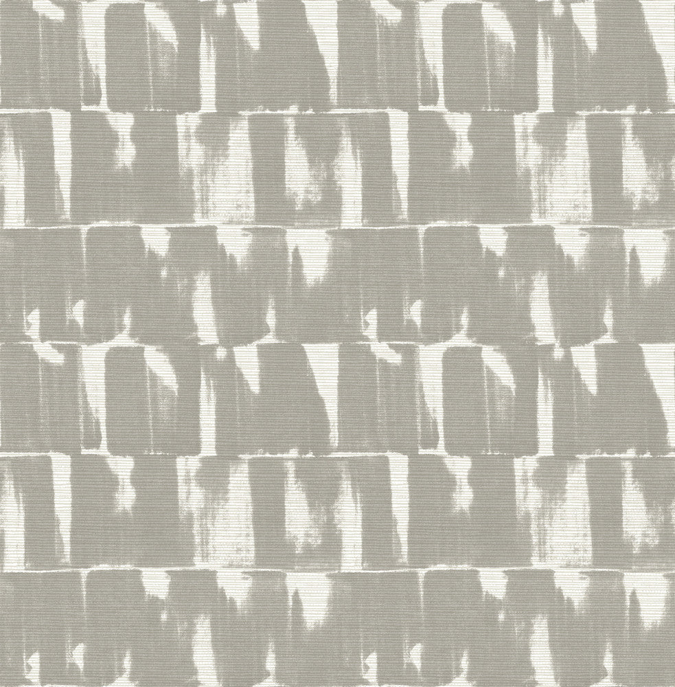 Bancroft Grey Artistic Stripe Wallpaper by A-Street Prints Terrace Covers about 56.4 square feet 20.5-in by 33-ft long roll Unpasted 10.4 - Fabric Carolina -