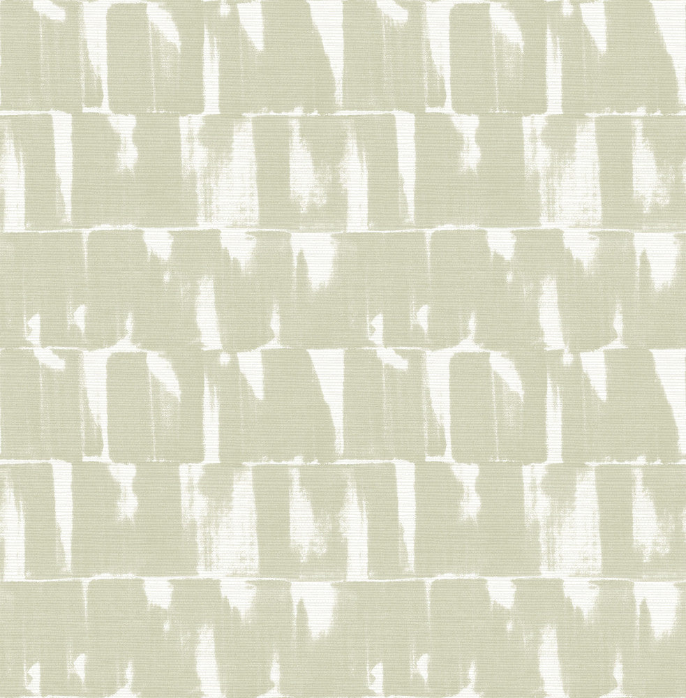 Bancroft Sage Artistic Stripe Wallpaper by A-Street Prints Terrace Covers about 56.4 square feet 20.5-in by 33-ft long roll Unpasted 10.4 - Fabric Carolina -