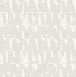 Bancroft Dove Artistic Stripe Wallpaper by A-Street Prints