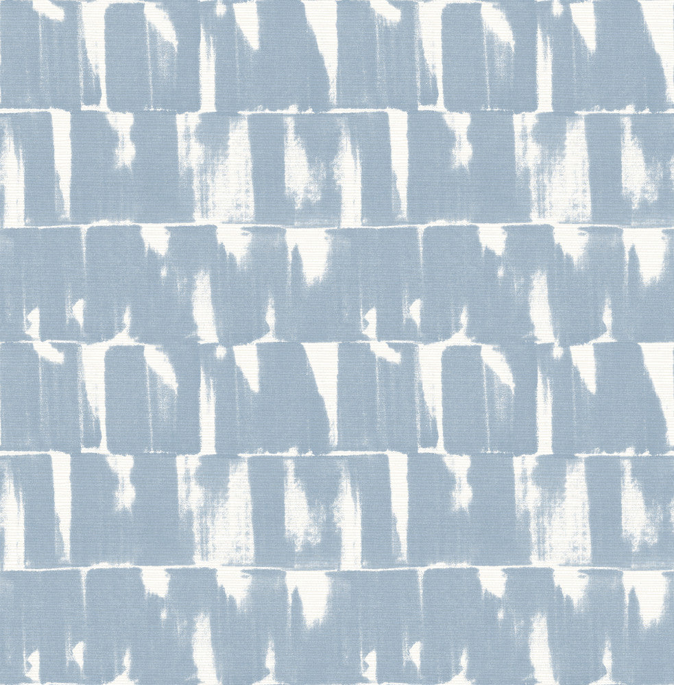 Bancroft Blue Artistic Stripe Wallpaper by A-Street Prints Terrace Covers about 56.4 square feet 20.5-in by 33-ft long roll Unpasted 10.4 - Fabric Carolina -