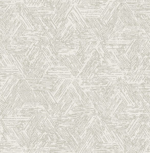 Retreat Grey Quilted Geometric Wallpaper by A-Street Prints