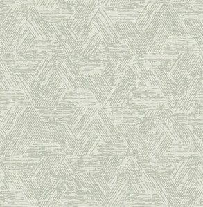 Retreat Sea Green Quilted Geometric Wallpaper by A-Street Prints