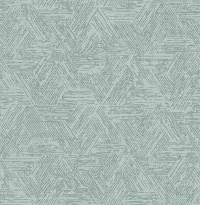 Retreat Denim Quilted Geometric Wallpaper by A-Street Prints