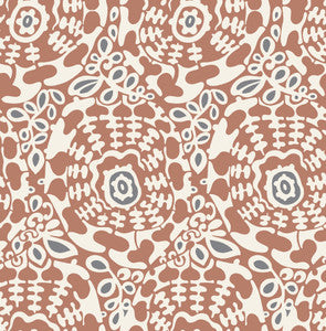 Divine Rust Abstract Medallion Wallpaper by A-Street Prints