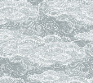 Vision Slate Stipple Clouds Wallpaper by A-Street Prints
