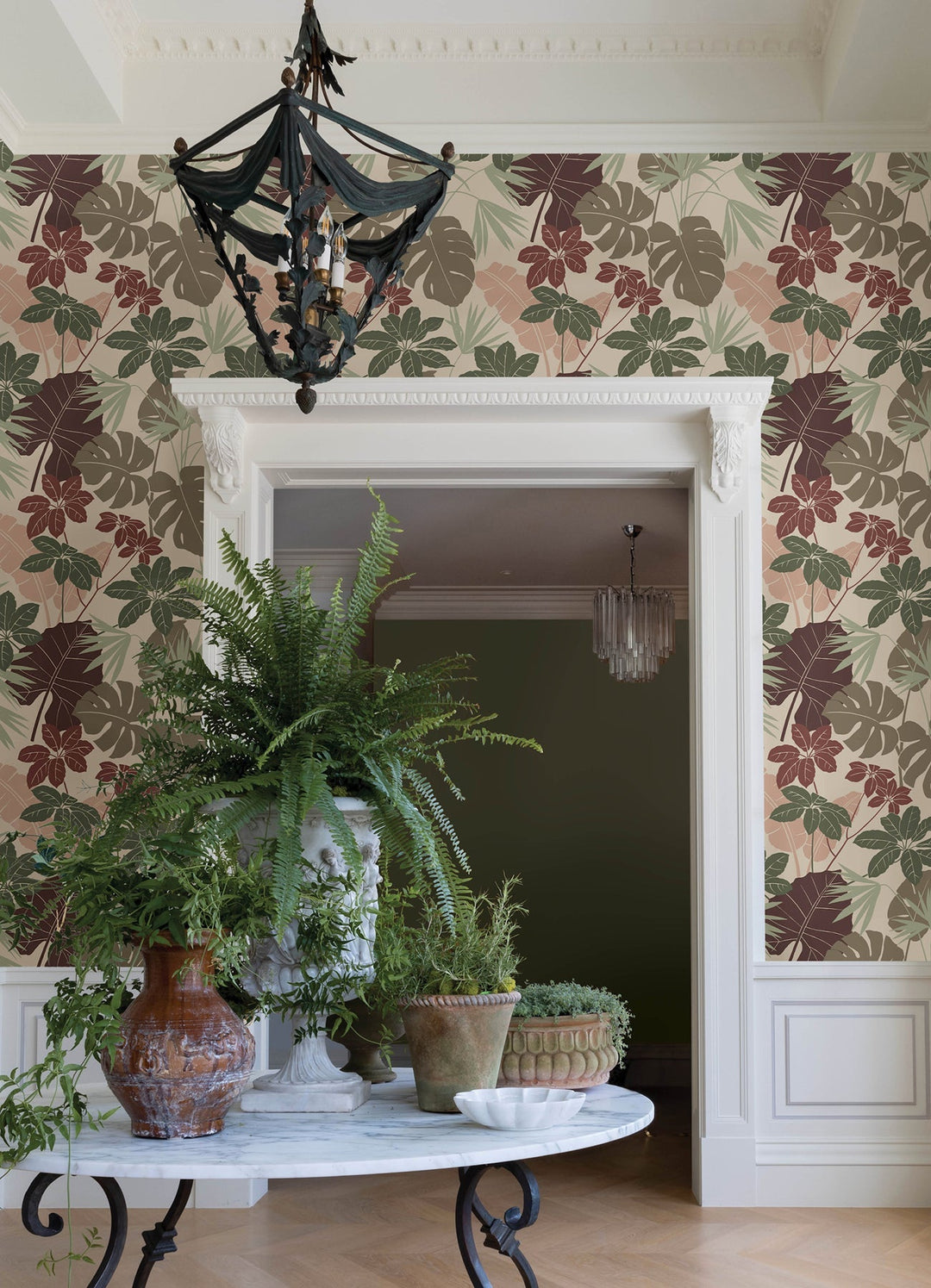 Medellin Neutral Rainforest Floor Wallpaper by A-Street Prints Designer