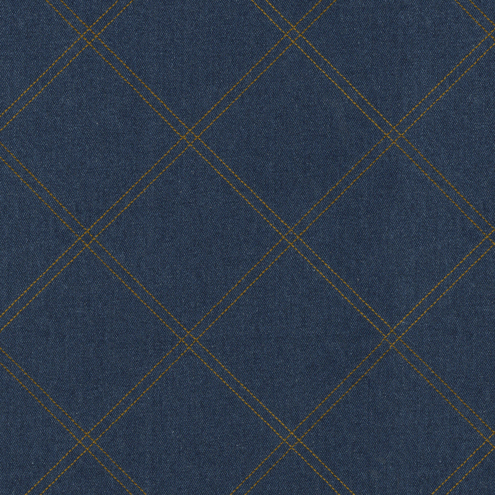 Prairie Emb Indigo 412240 by PKL Studio Fabric Base 100% Cotton Emb 100% Polyester China 9000 Horizontal: 5.38 and Vertical: 5.38 57 - Fabric Carolina -