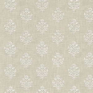Floral Sprig Emb Linen 412383 By PKL Studio Fabric