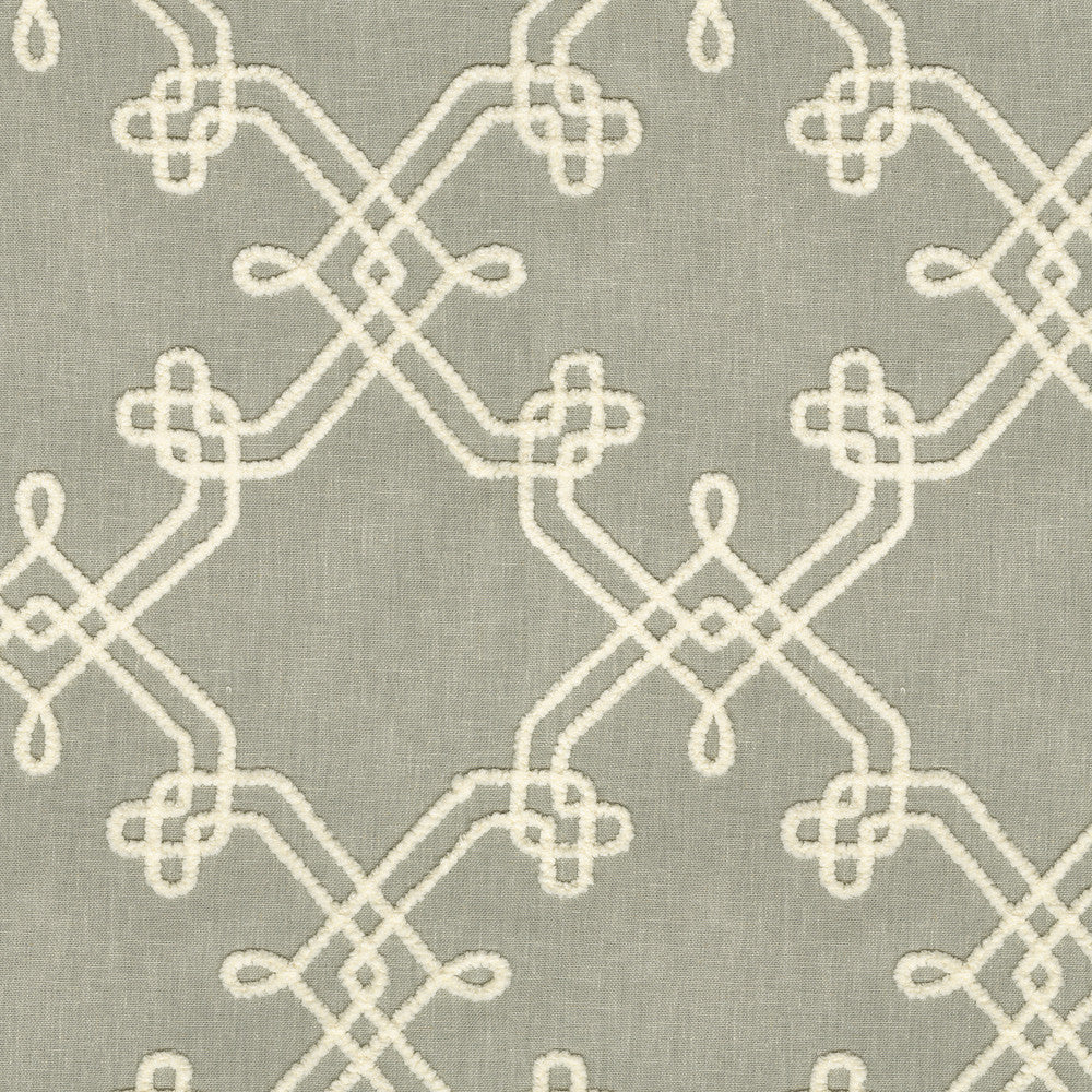 Dynasty Emb Smoke 412441 by PKL Studio Fabric Base 60% polyester, 30% cotton, 10% linen Emb: 100% polyester India 51000 Horizontal: 8.75 and Vertical: 9.25 55 - Fabric Carolina -