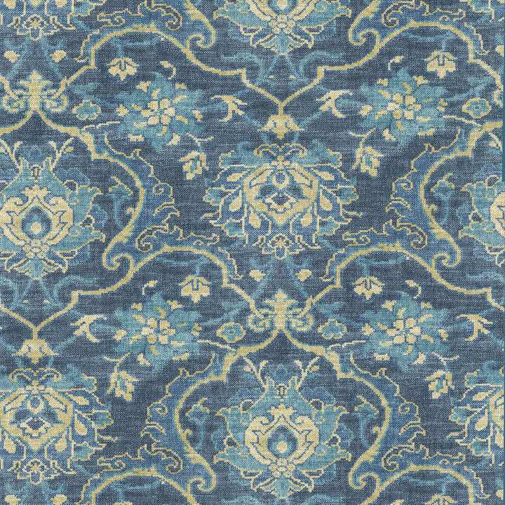 Shiraz Navy 412461 by PKL Studio Fabric 100% cotton Pakistan 51000 Horizontal: 13.5 and Vertical: 25.25 54 - Fabric Carolina -