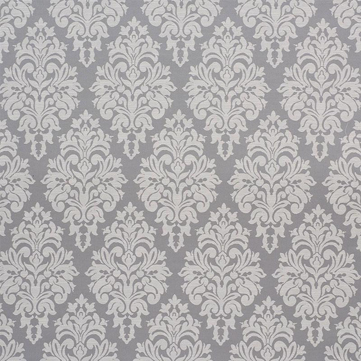 Dauphine Damask Indoor/Outdoor Slate 75410 by Schumacher Fabric The Good Life Indoor/Outdoor 18.5" - Fabric Carolina -