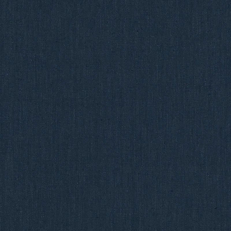Lange Glazed Linen Navy 69346 by Schumacher Designer Fabric Perfect Basics: Linen - Swanky Fabrics -
