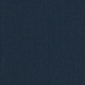 Lange Glazed Linen Navy 69346 by Schumacher Fabric