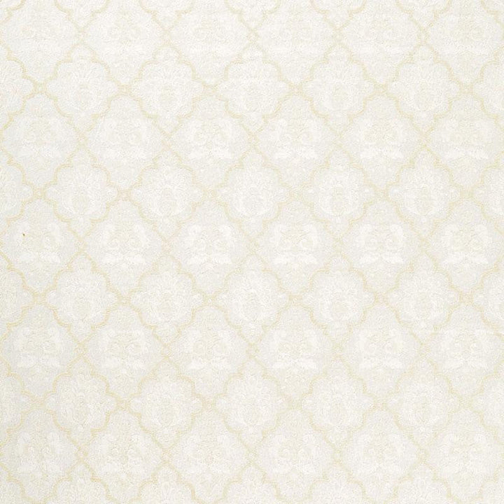 Hedgerow Trellis Indoor/Outdoor Ivory 68810 by Schumacher Designer Fabric Timothy Corrigan 4.75" - Swanky Fabrics -