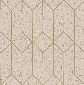 Hayden Bone Concrete Trellis Wallpaper by Advantage