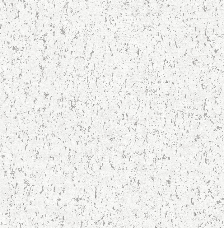 Callie White Concrete Wallpaper by Advantage Fusion Covers about 56.4 square feet 20.5-in by 33-ft long roll Unpasted 20.9 - Fabric Carolina -